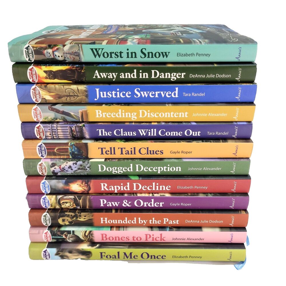 Annie's Mysteries of Aspen Falls Complete Series Set 12 Books Hardcover/DJ